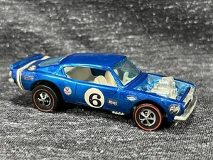 Vintage Hot Wheels Redline 1970 King Cuda Blue Near Mint - Picture 1 of 12