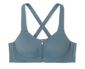 Victoria's Secret VSX Knockout Front-Close Damen Sport BH Dark Steel Größe 38D - Bild 1 von 9