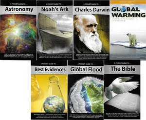 7x Pocket Guide series Answers in Genesis Global Flood Noah's Ark Astronomy - Picture 1 of 15