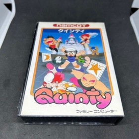 Quinty W/Box Manual Famicom FC Retro Used Game Very Good NTSC-J From Japan