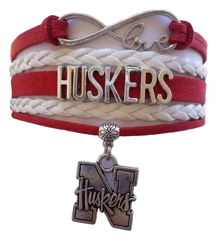 University of Nebraska-Lincoln Cornhuskers Huskers College Bracelet Jewelry Cover