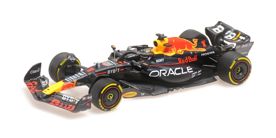 MINICHAMPS 410232301 1/43 Rosso Bull RB19 Max Verstappen Vincitore Abu Dhabi Gp