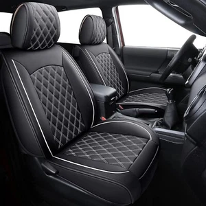 FOR FORD F-150 F150 2004-2024 MOTOPTES CAR SEAT COVERS DURABLE LEATHER FULL SET - Picture 1 of 28