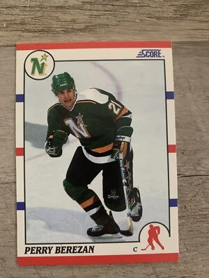 1990-91 Score Perry Berezan #379 - Image 1 of 2