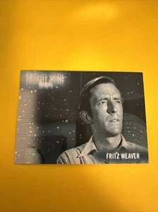 THE TWILIGHT ZONE ROD SERLING EDITION STARS INSERT S-44 FRITZ WEAVER - Picture 1 of 2