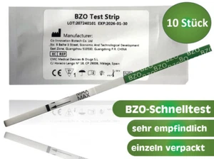10x BZO / Benzodiazepine Drogenschnelltest (Benzos), 300 ng/ml - Bild 1 von 3