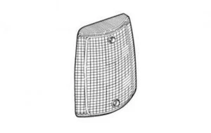 TRASPARENTE FANALINO ANTERIORE DESTRO BIANCO x FIAT UNO 83-89 FRECCIA - Foto 1 di 1