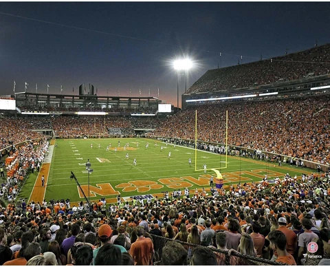 Clemson Tigers Unsigned Frank Howard Feld at Clemson Memorial Stadium Photo Cover