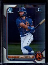 2022 1st Bowman Draft Chrome ~ Jett Williams ~ #BD-190 ~ New York Mets