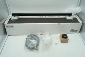 Delta 51600-BL 24" Adjustable Slide/Grab Bar Elbow Matt Black - Bild 1 von 6