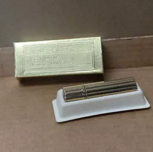 Vtg Estee Lauder Re-Nutriv Lipstick #55 Pink Iris RIBBED GOLD TUBE RARE - Picture 1 of 4