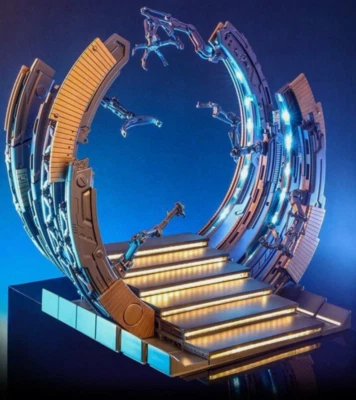 NOVO HOT TOYS 1/6 12" IRON MAN MARK VI (2.0) TERNO SOMENTE PÓRTICO MMS688D53 - Imagem 1 de 4