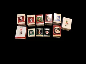 Hallmark Ornamente Lot 11 insgesamt in Schachteln eine Winnie Puuh - Bild 1 von 10