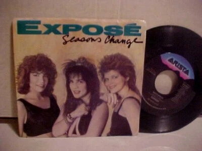 1987 EXPOSE 7" 45 RPM W PICTURE SLEEVE ARISTA RECORDS VINYL STEREO AS1-9670 EX - Image 1 of 2