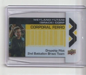 Aliens Movie Plexi Trading Card Colette Hiller Corporal Ferro #WY-9 - Picture 1 of 2