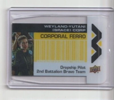 Aliens Movie Plexi Trading Card Colette Hiller Corporal Ferro #WY-9 - Image 1 of 2