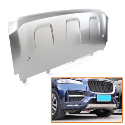 Front Bumper Protector Guard Skid Plate For 2016-20 Jaguar F-PACE SPORT Silver - Изображение 1 из 4
