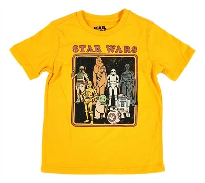 Camisa Star Wars Niños Pequeña 6-7 Niños Boba Fett Chewbacca BB-8 Yoda R2-D2 Camiseta Foto 1 de 4