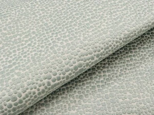 Scalamandre Woven Shagreen Dots Upholstery Fabric- Shagreen / Aquamarine 4.20 yd - Picture 1 of 3