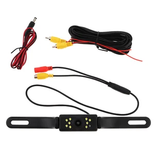 License Plate HD 120° Wide Angle Backup Rear View Camera 9 LED for Night Vision - Picture 1 of 8