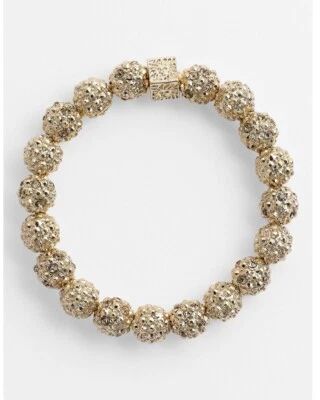 Anne Klein 'Fireball' Stretch Bracelet Gold / Light Colorado Topaz New With Tags - Image 1 of 4