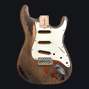 FRANCHIN guitar body RORY GALLAGHER REPLICA Relic Aged S-type *MADE TO ORDER - Imagen 1 de 12