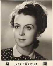 France Renée Saint-Cyr dans Film Marie Martine ancienne Photo 1942