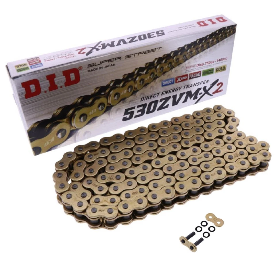 Cadena DID X-Ring G&G 530ZVMX2/108 Abierta Con Cerradura De Remache - Imagen 1 de 1