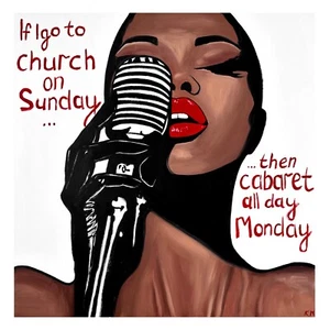 If I Go to Church, Kristina Mallen (Giclée-Druck, handsigniert vom Künstler) - Bild 1 von 7