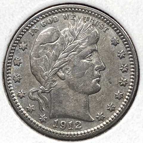1912 25C Barber Quarter (72172) Cover