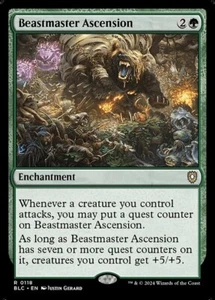 MTG - BEASTMASTER ASCENSION - Bloomburrow Commander (R) - Picture 1 of 1