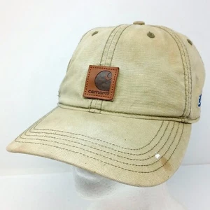 Cappello Berretto Carhartt Distressed Vernice Sbiadita Tela Y2K Grunge Abbigliamento da Lavoro - Foto 1 di 8