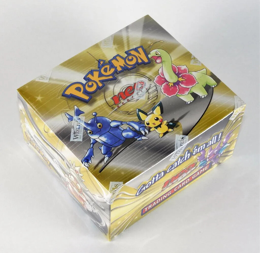 ポケモンカード英語版未開封BOX Neo genesis 1st edition Pokémon TCG Neo Genesis Sealed Collectible Card Game Packs