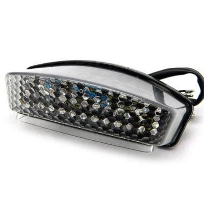 Luz de freno trasera LED transparente para Ducati 400/600/620/695/750/800/900/1000 Monster Foto 1 de 4