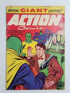 Giant Action Comic c.1958 Australian Red Circle Press