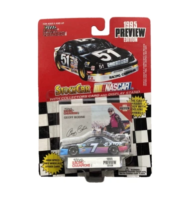 1995 Racing Champions Preview | Geoff Bodine |#7 Exide Batteries 1:64 Diecast - Image 1 of 3