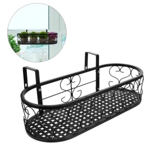 Garden Flower Holder Plant Display Stand Balcony Plant Baskets - Picture 1 of 12