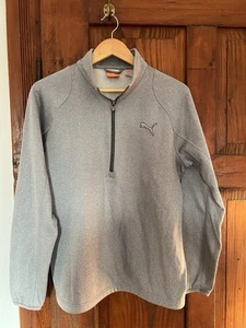PUMA. Skipulli Pullover Sporttshirt. Gr 44/46  Silber Grau Wie Neu - Bild 1 von 3