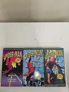 Spider-Man Lot 3 Wolfpack & Kirkwood Haunting Night Of The Clones VHS - Picture 1 of 2