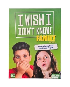 New - I Wish I Didn't Know! Family Edition Card Game 2021 What Do You Meme - Picture 1 of 6
