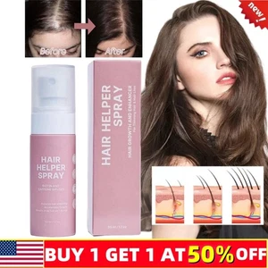 Hair Helper Spray 50ml Hair Growth Serum with Biotin & Castor Oil NEW - Picture 1 of 11