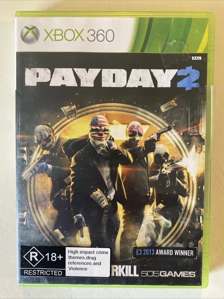 Payday 2 (Microsoft Xbox 360, 2013)  Compete With Manual - Image 1 of 4
