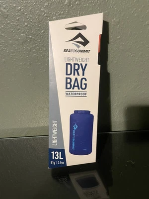 SeaToSummit 13L Lightweight Waterproof Dry Bag-Blue-81 g-2.9 Oz-Surf The Web - Image 1 of 4