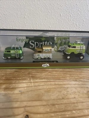 M2 Machines Sprite 1960 VW Delivery Van, picape tipo 2, van 4x4 pacote com 3 perfeito estado, na caixa, 2025 - Imagem 1 de 4