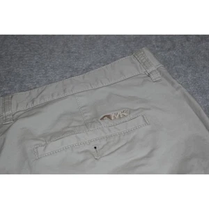 Mountain Khakis Pants Mens 34 x 32 Slim Tailored Fit FLAT Cotton Tan Chinos - Picture 1 of 7