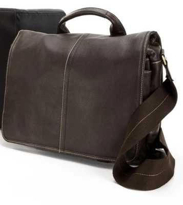 Bolso Mensajero AmeriLeather Legacy Cartera de Cuero Leñoso Foto 1 de 4