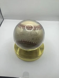 Steve Carlton #32 Inscribed Signed Autographed Baseball (see des.) - Picture 1 of 4