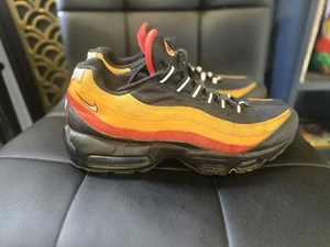 Size 10.5 - Nike Air Max 95 Black Kumquat - Picture 1 of 6