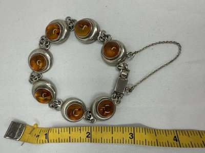 Pulsera ámbar plata 875 19,4 g Foto 1 de 4