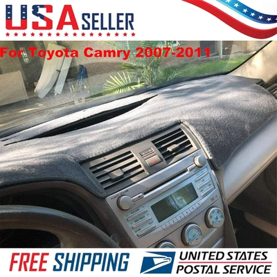 Dashboard Dash Cover Mat Carpet Interior Accessories For 2007-2011 Toyota Camry Foto 1 de 4